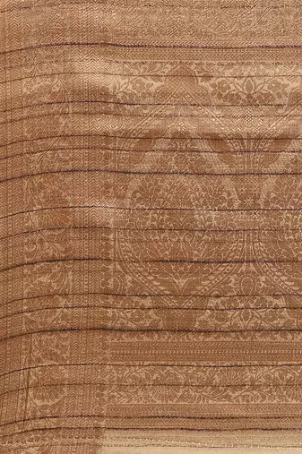 Floral Zari Jute Cotton Baluchari Saree