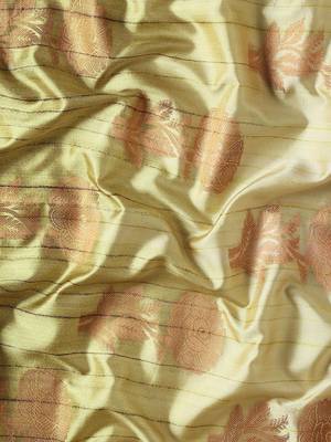 Floral Zari Jute Cotton Baluchari Saree 6