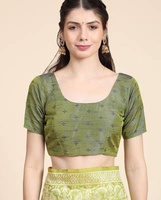 Woven Design Ethnic Motifs Zari Bhagalpuri Saree 5
