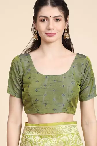 Woven Design Ethnic Motifs Zari Bhagalpuri Saree