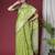 Ethnic Motifs Woven Design Zari Pure Linen Jamdani Saree
