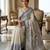 blue color cotton blend designer ethnic partywear saree