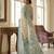 green color cotton blend designer ethnic partywear saree