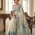 green color cotton blend designer ethnic partywear saree