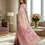 pink color cotton blend designer ethnic partywear saree