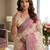 pink color cotton blend designer ethnic partywear saree