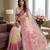pink color cotton blend designer ethnic partywear saree
