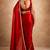 red color tissue ready to wear partywear saree