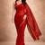 red color tissue ready to wear partywear saree