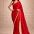 red color fendy ready to wear partywear saree