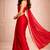 red color fendy ready to wear partywear saree