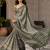 mahendi color cotton blend beautiful saree