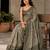mahendi color cotton blend beautiful saree