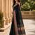 black color cotton blend beautiful saree