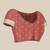 Pink & Green Kalamkari Silk Blend Banarasi Saree