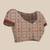 Pink & Cream-Coloured Ethnic Motifs Silk Blend Banarasi Saree
