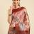Pink & Red Kalamkari Ready to Wear Tussar Saree