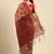 Pink & Red Kalamkari Ready to Wear Tussar Saree