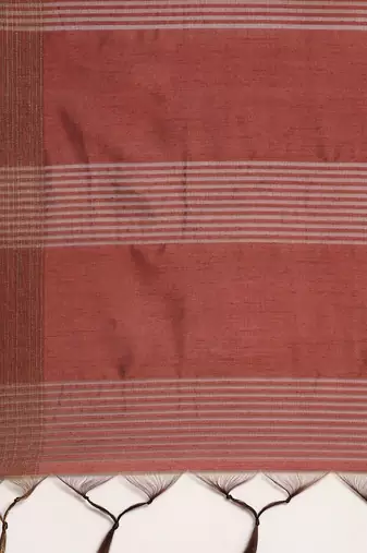 Pink & Red Kalamkari Ready to Wear Tussar Saree