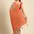 Cream-Coloured & Orange Ethnic Motifs Zari Silk Blend Banarasi Saree