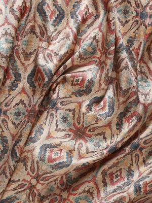 Cream-Coloured & Orange Ethnic Motifs Zari Silk Blend Banarasi Saree 6