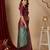 maroon color silk blend saree for graceful ceremonial looks