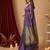 purple color silk blend saree for graceful ceremonial looks