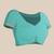 Turquoise Blue Ethnic Motifs Bhagalpuri Saree