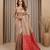 copper color silk blend saree for graceful ceremonial looks