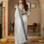 grey color manipuri kalam smart glamorous looks saree