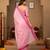 pink color manipuri kalam smart glamorous looks saree