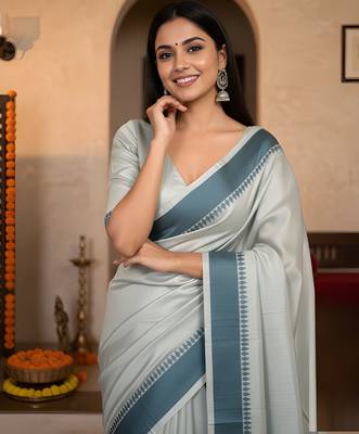 teal green color manipuri kalam smart glamorous looks saree 3