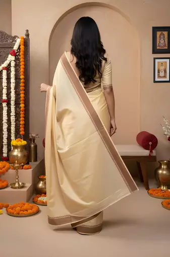 yellow color manipuri kalam smart glamorous looks saree