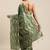 Olive Green Ethnic Motifs Bhagalpuri Saree
