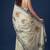 beige color silver silk blend designer printed stylish girlie saree