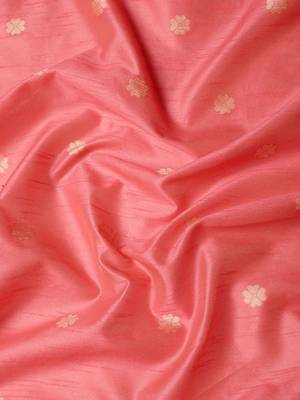 Peach-Coloured & Beige Ethnic Motifs Saree 5