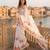 white color silver cotton blend designer printed stylish girlie saree