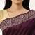 Burgundy & Off White Bhagalpuri Saree