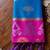 blue color soft silk blend woven jari jacquard designer ethnic partywear saree