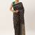 Black & Gold-Toned Jute Silk Tussar Saree