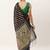 Black & Gold-Toned Jute Silk Tussar Saree