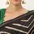 Black & Gold-Toned Jute Silk Tussar Saree