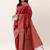 Pink & Beige Woven Design Bhagalpuri Saree