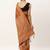 Orange & Off White Woven Design Bhagalpuri Saree