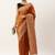 Orange & Off White Woven Design Bhagalpuri Saree