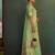 green color silk blend woven jacquard designer ethnic traditional saree