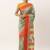 Red & Gold-Toned Ethnic Motifs Jute Silk Tussar Saree