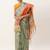 Red & Gold-Toned Ethnic Motifs Jute Silk Tussar Saree