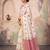 white color cotton blend woven resham designer fancy festive saree