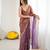 blue color silk blend  bollywood style glamorous ceremonial saree